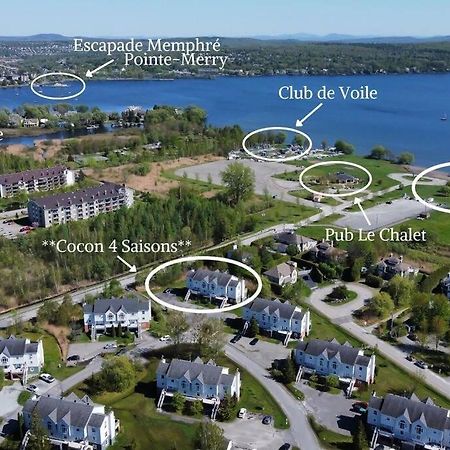 *Nouveauté* Foyer au bois, Plage, Montagne et + Magog Esterno foto
